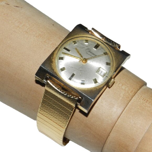 Vintage Chronex M.Z.BERGER Manual Swiss Made Men's Watch Gold Tone Very RARE! - Picture 1 of 16